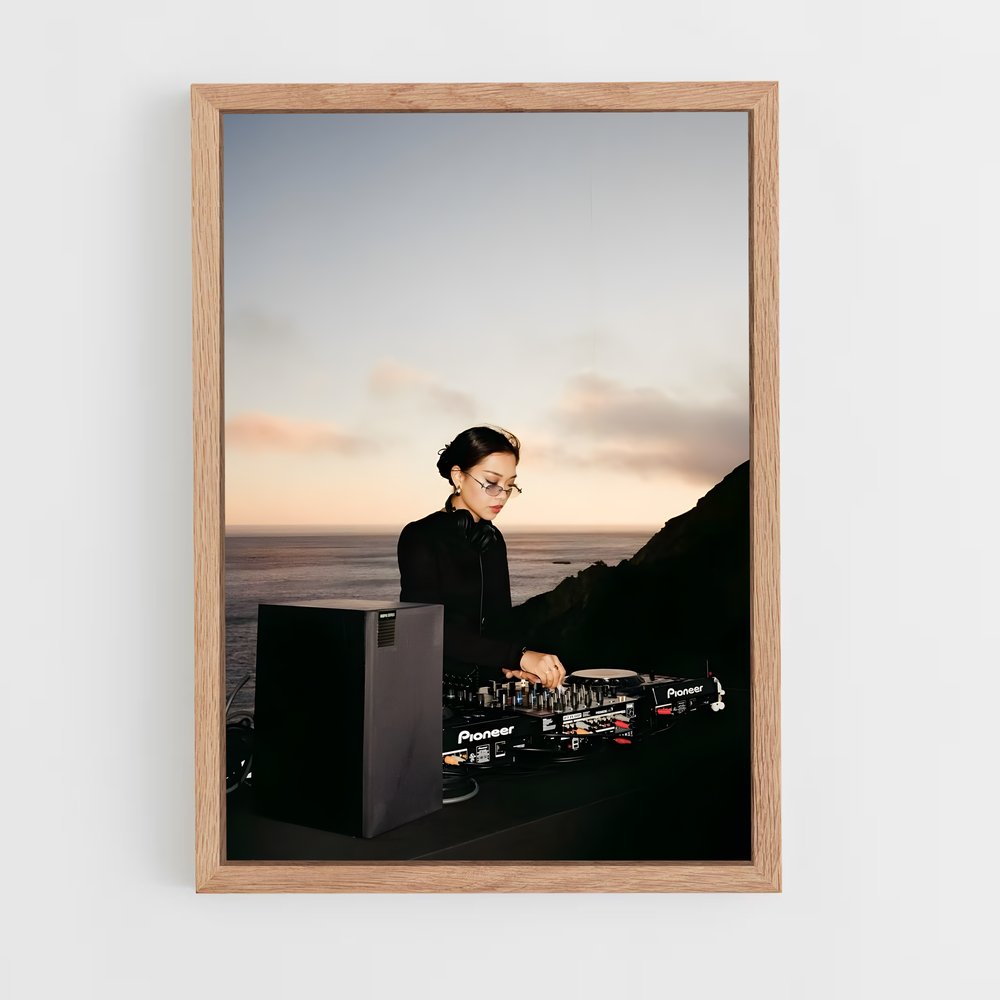 ap-dj-8 cadre Bois clair