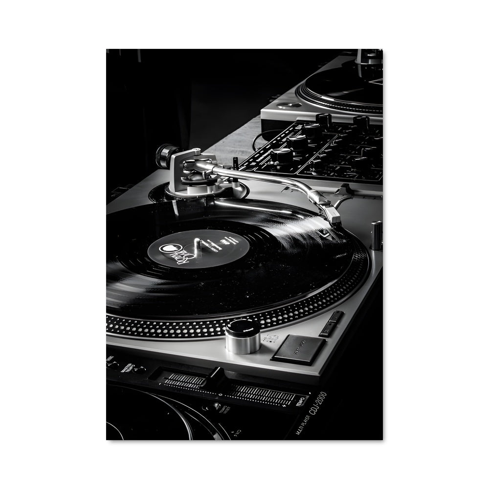 Poster Turntable Groove