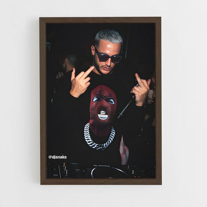ap-dj snake-5 cadre Bois foncé
