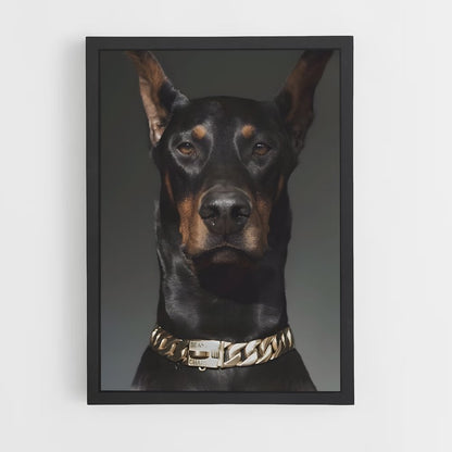 ap-doberman pinscher-5 cadre Noir