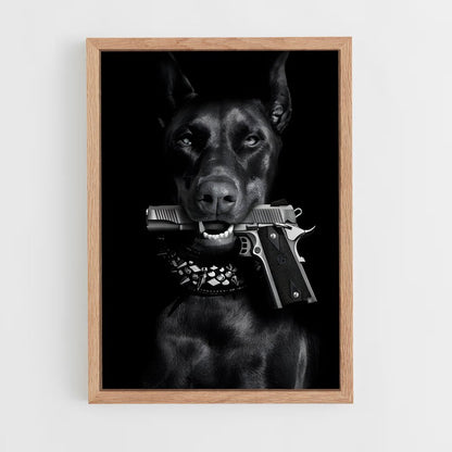 ap-doberman pinscher-7 cadre Bois clair