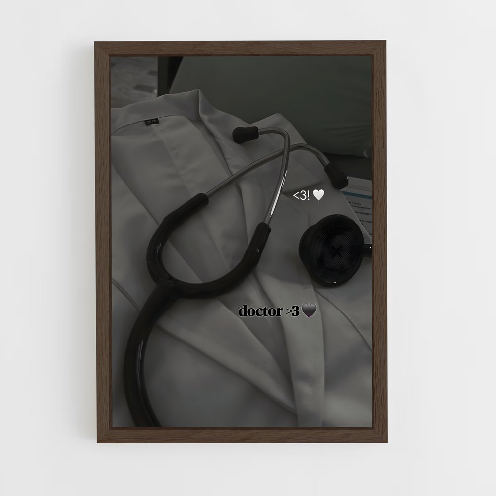 ap-doctor-12 cadre Bois foncé