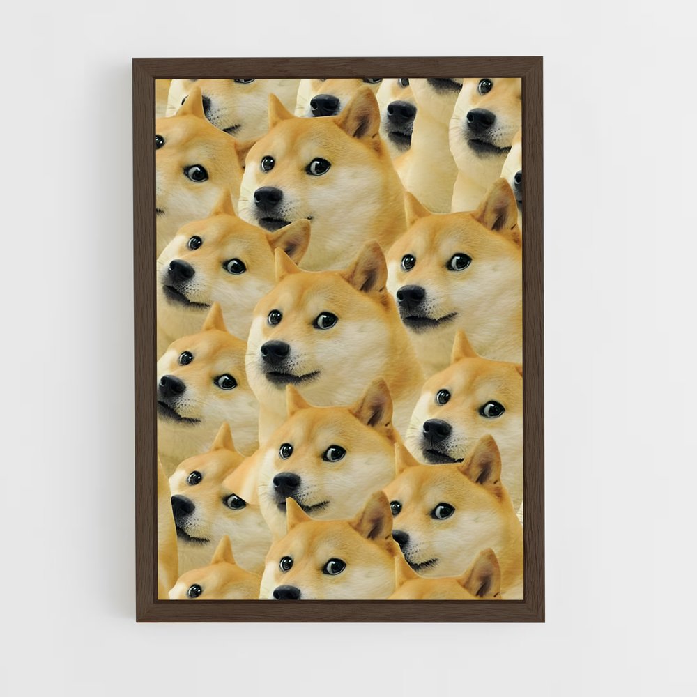 ap-dogecoin-3 cadre Bois foncé