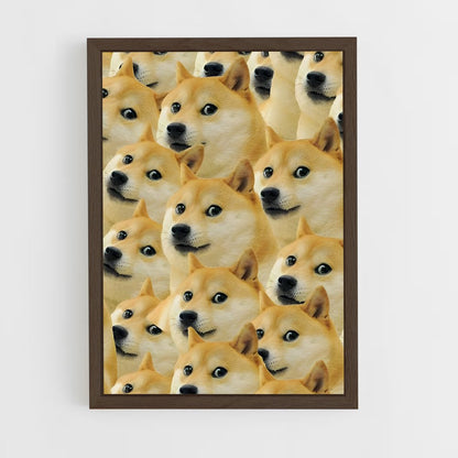ap-dogecoin-3 cadre Bois foncé