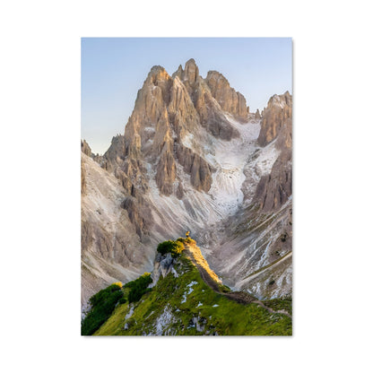 Poster Escalade dans les Dolomites