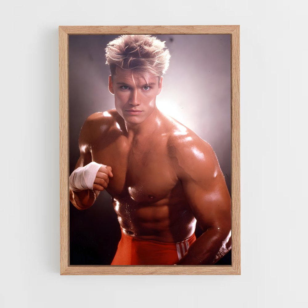 ap-dolph lundgren-2 cadre Bois clair
