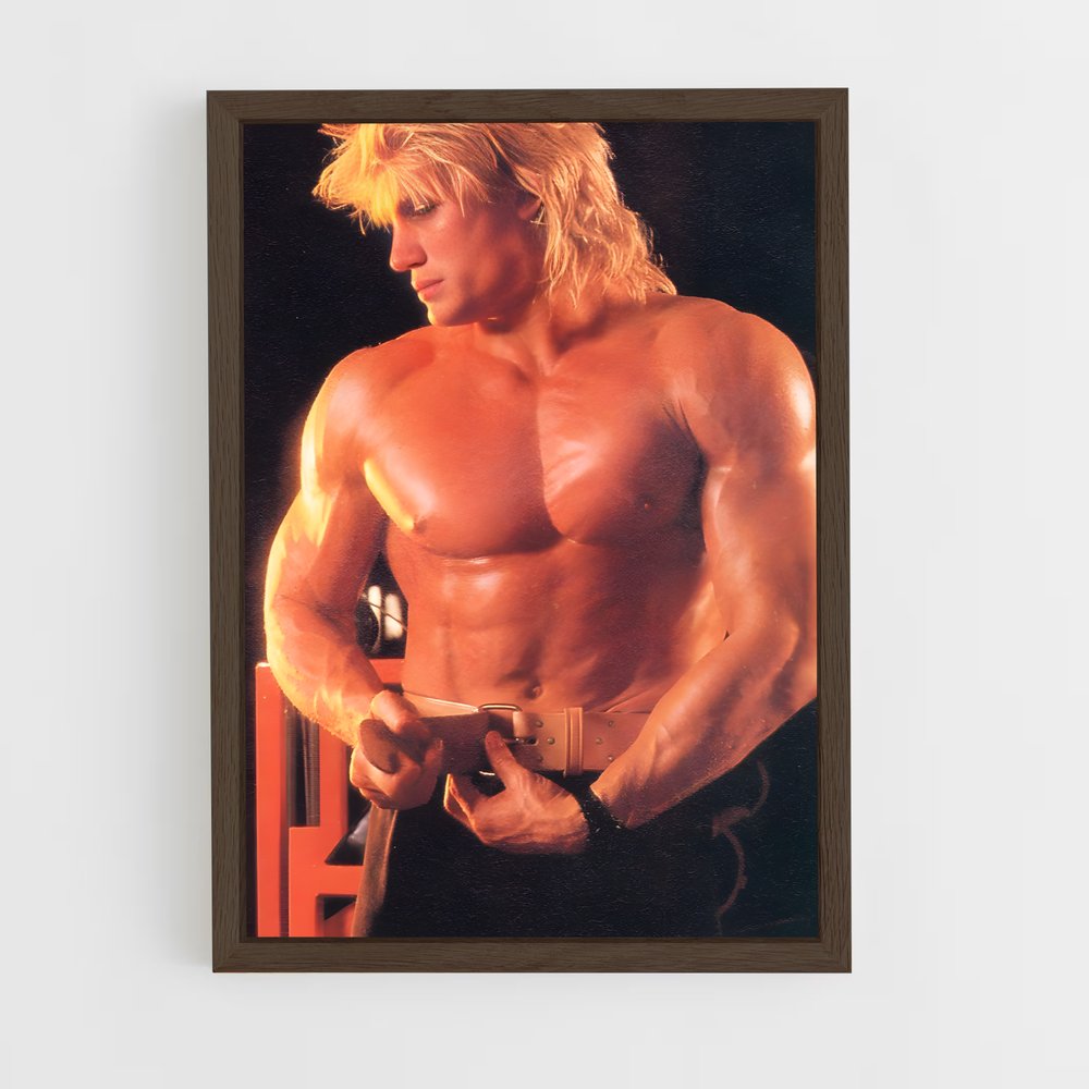 ap-dolph lundgren-5 cadre Bois foncé