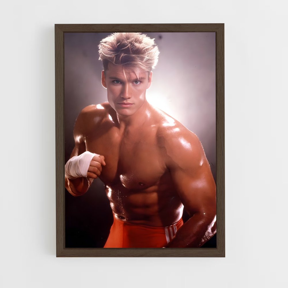ap-dolph lundgren-6 cadre Bois foncé