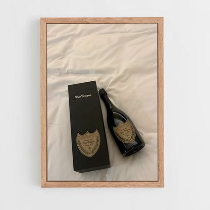 ap-dom perignon-2 cadre Bois clair