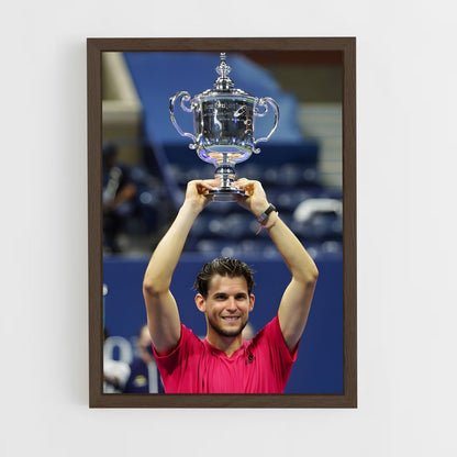 ap-dominic thiem-3 cadre Bois foncé