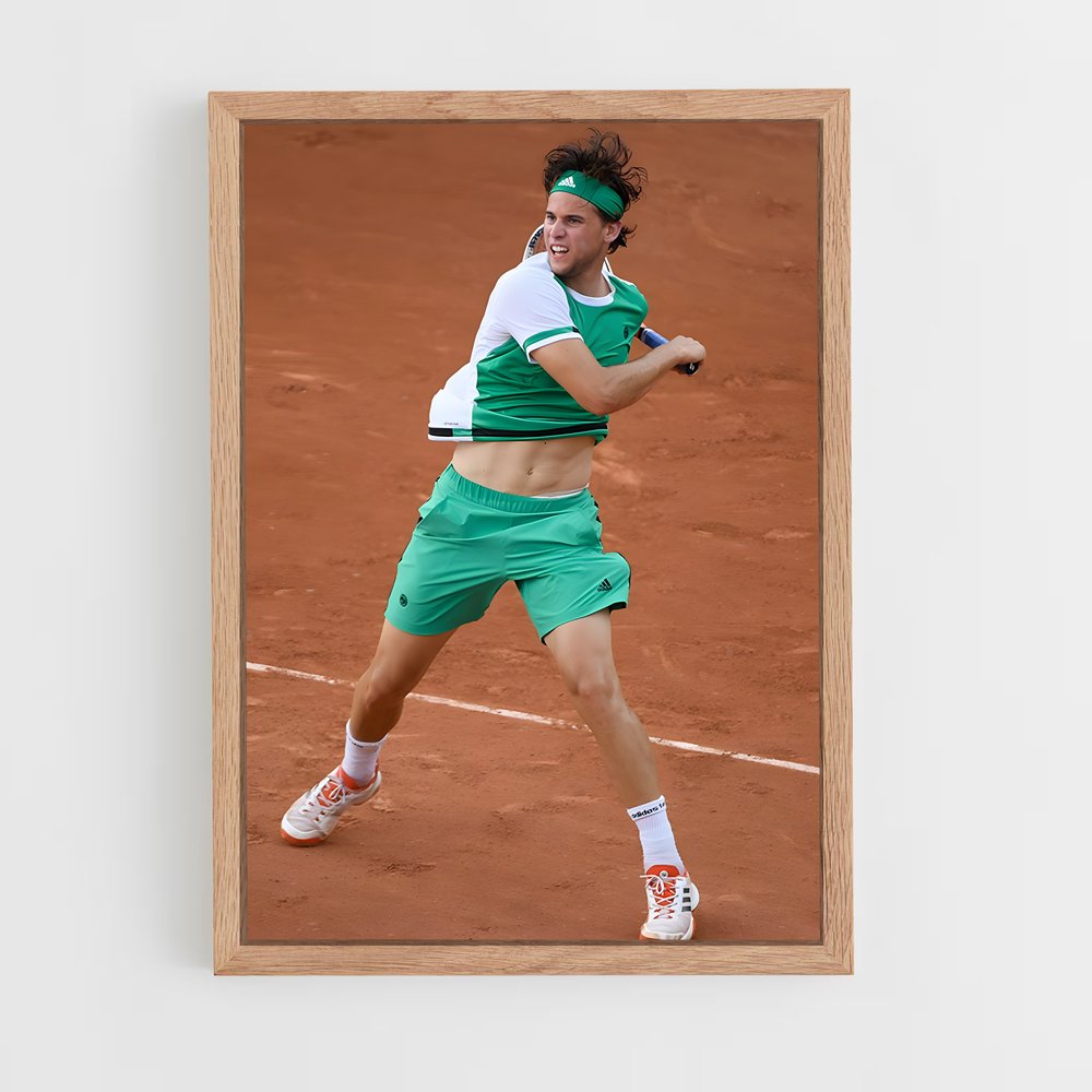 ap-dominic thiem-6 cadre Bois clair