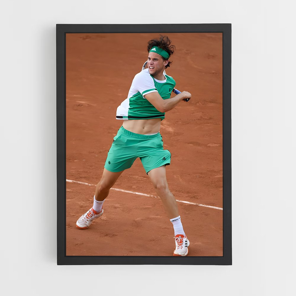 ap-dominic thiem-6 cadre Noir