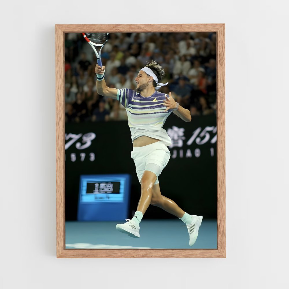 ap-dominic thiem-8 cadre Bois clair