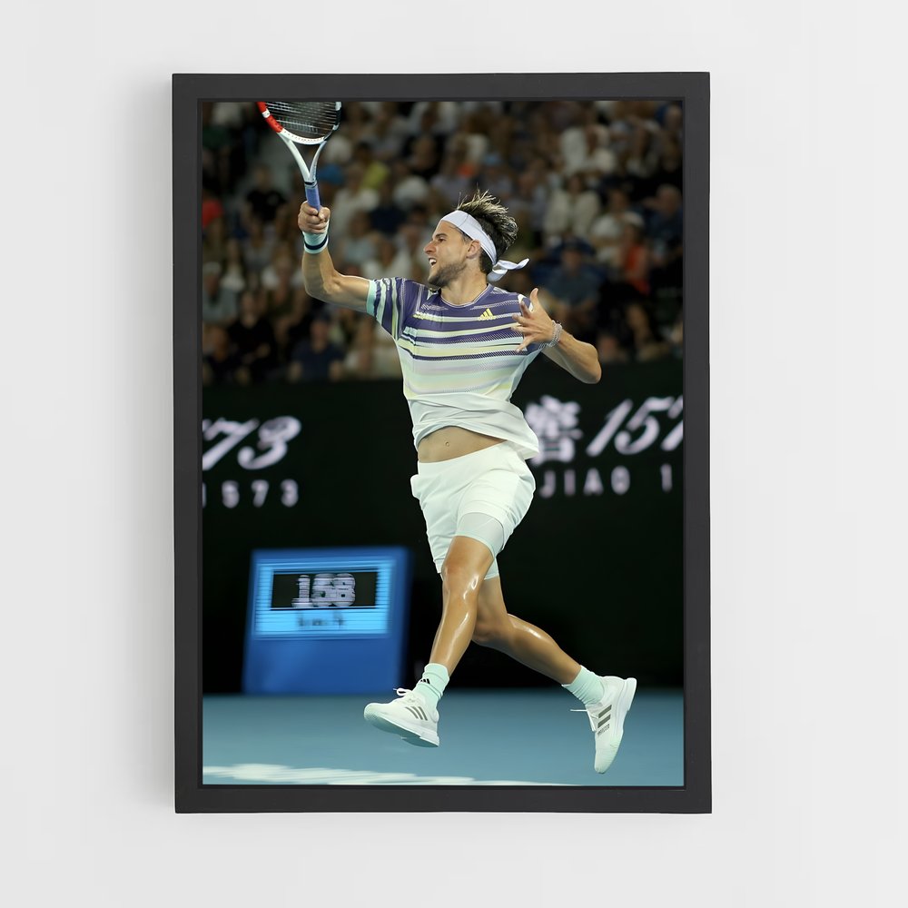 ap-dominic thiem-8 cadre Noir