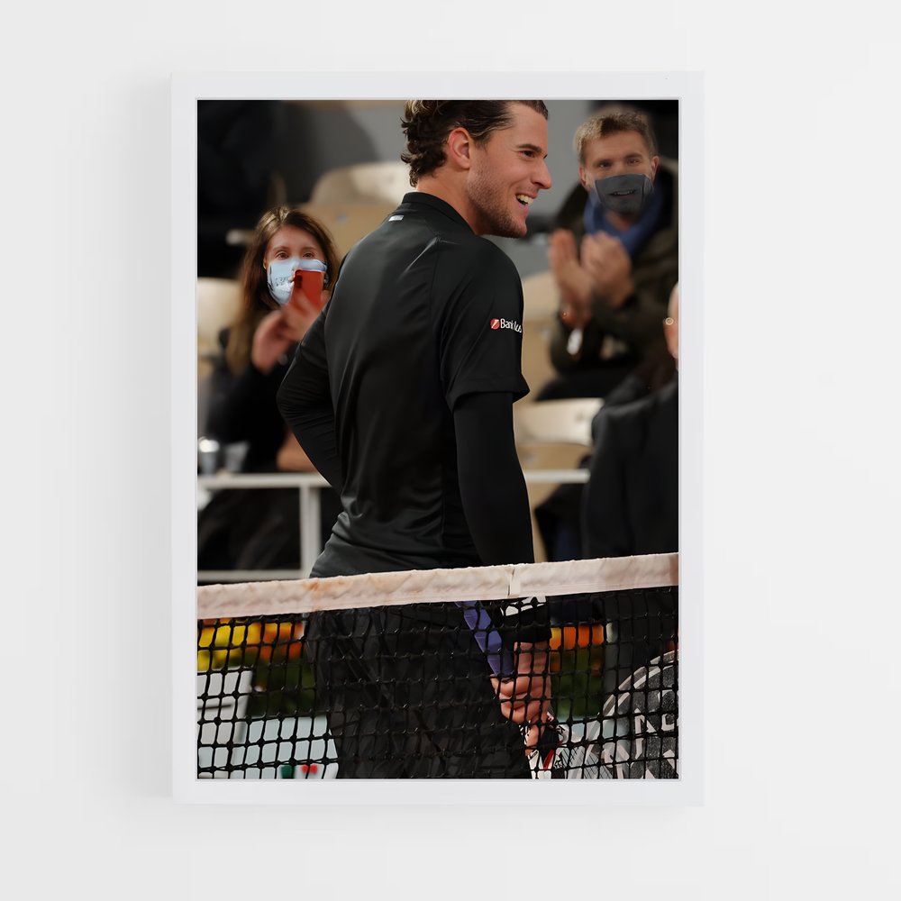 ap-dominic thiem-9 cadre Blanc