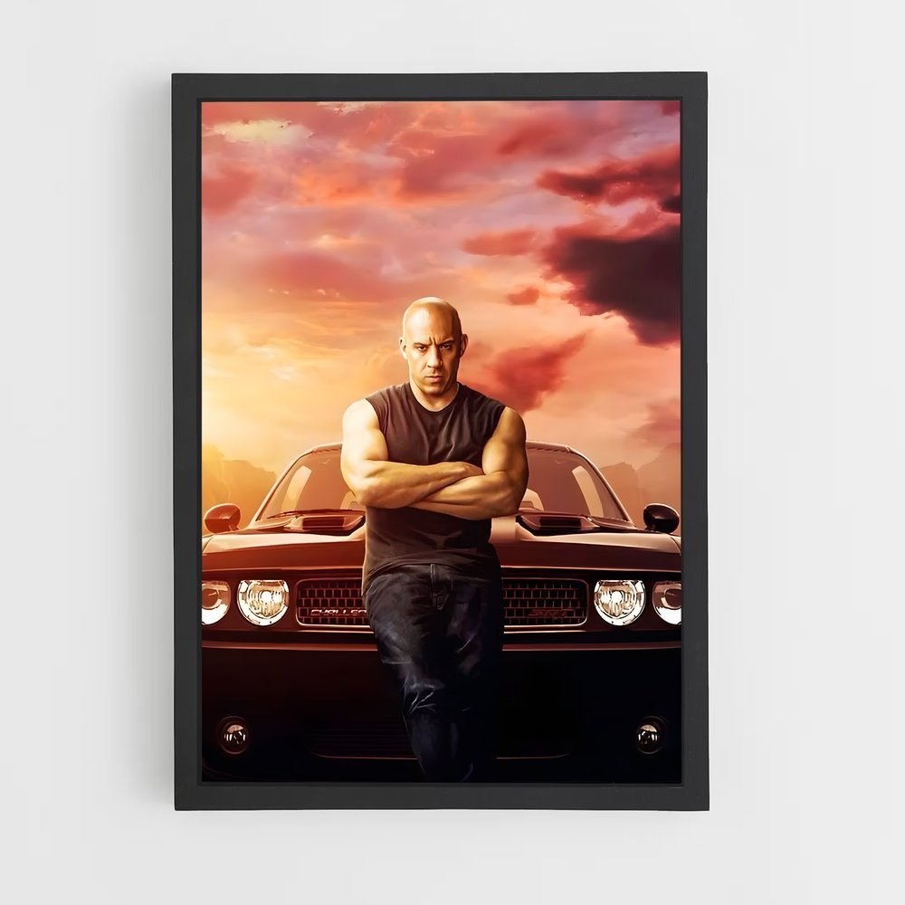 ap-dominic toretto-4 cadre Noir