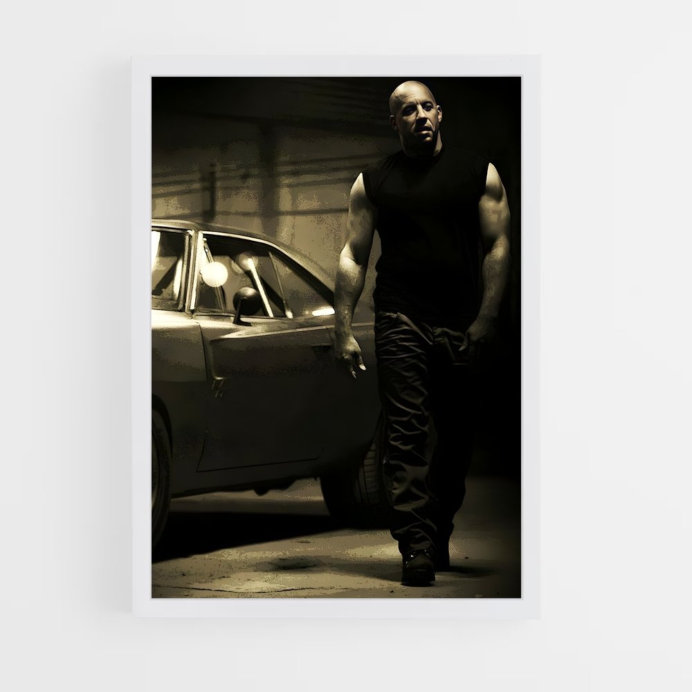 ap-dominic toretto-6 cadre Blanc
