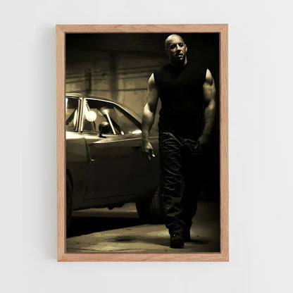 ap-dominic toretto-6 cadre Bois clair