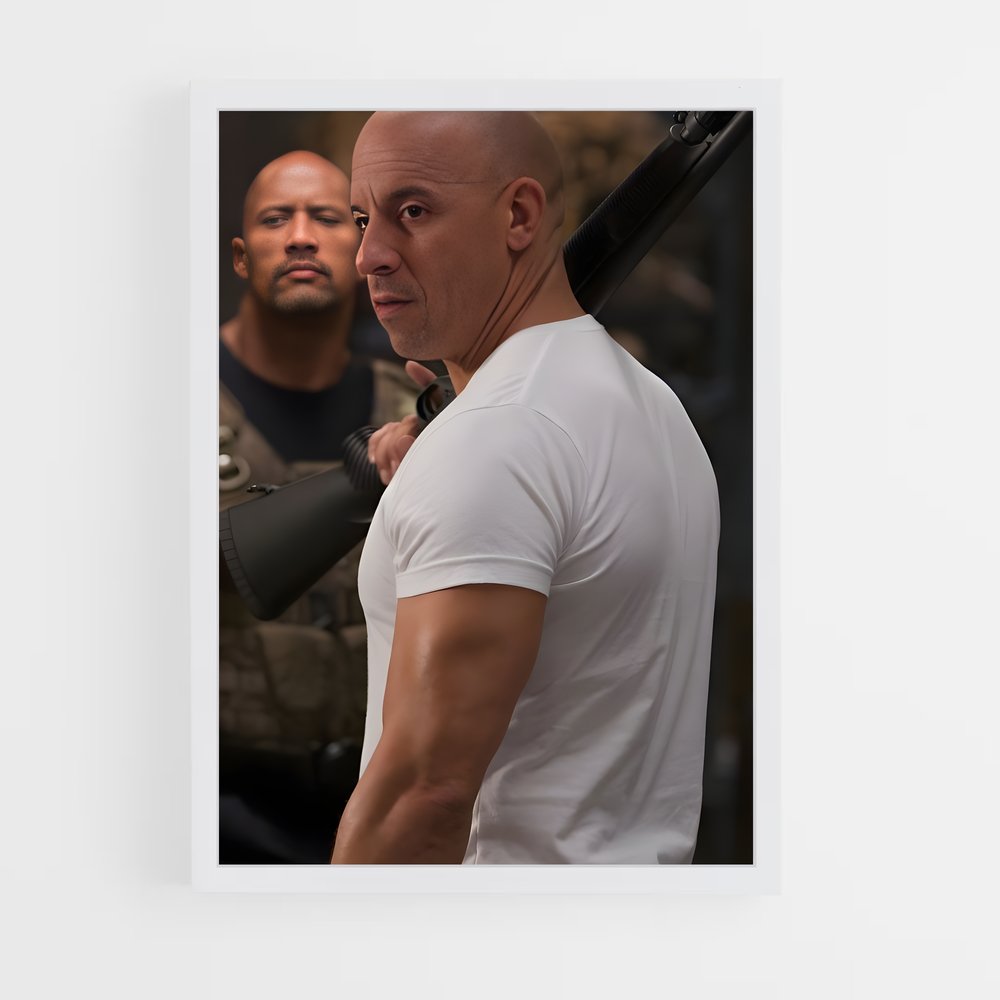 ap-dominic toretto-9 cadre Blanc