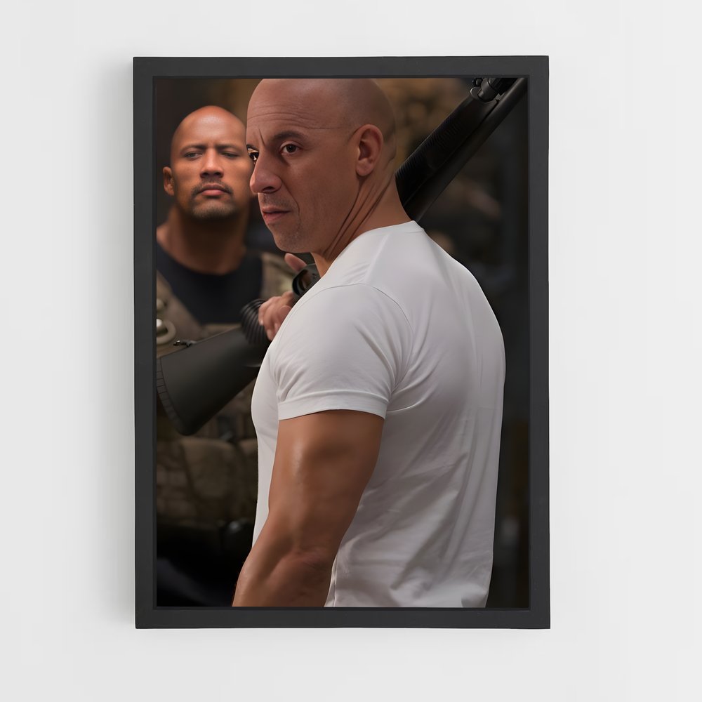 ap-dominic toretto-9 cadre Noir