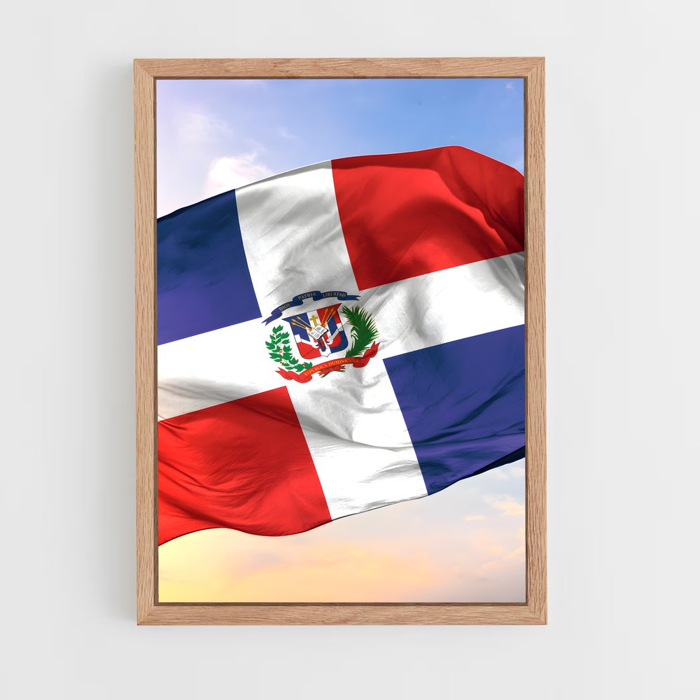 ap-dominican republic flag-2 cadre Bois clair