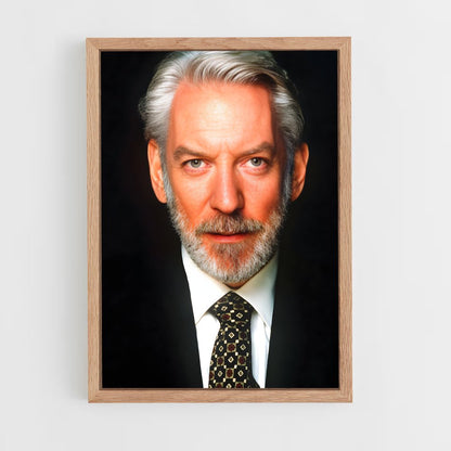 ap-donald sutherland-1 cadre Bois clair