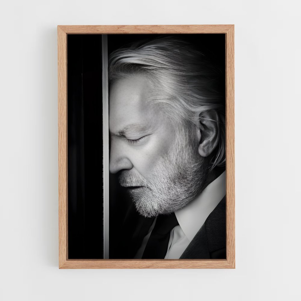 ap-donald sutherland-5 cadre Bois clair