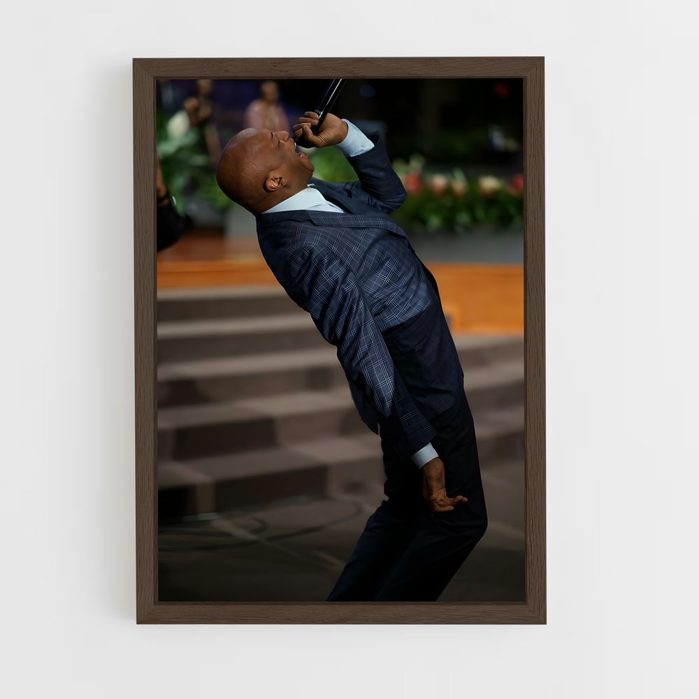 ap-donnie mcclurkin-3 cadre Bois foncé