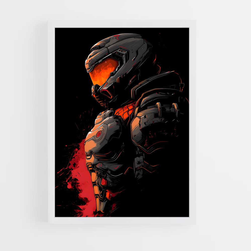 ap-doom slayer-5 cadre Blanc