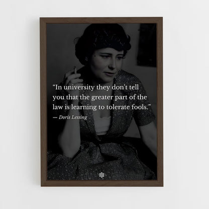 ap-doris lessing-1 cadre Bois foncé