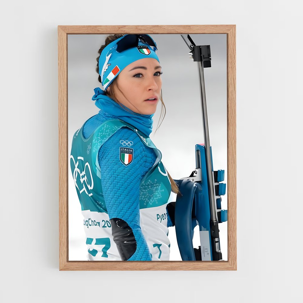 ap-dorothea wierer-1 cadre Bois clair