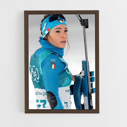 ap-dorothea wierer-1 cadre Bois foncé