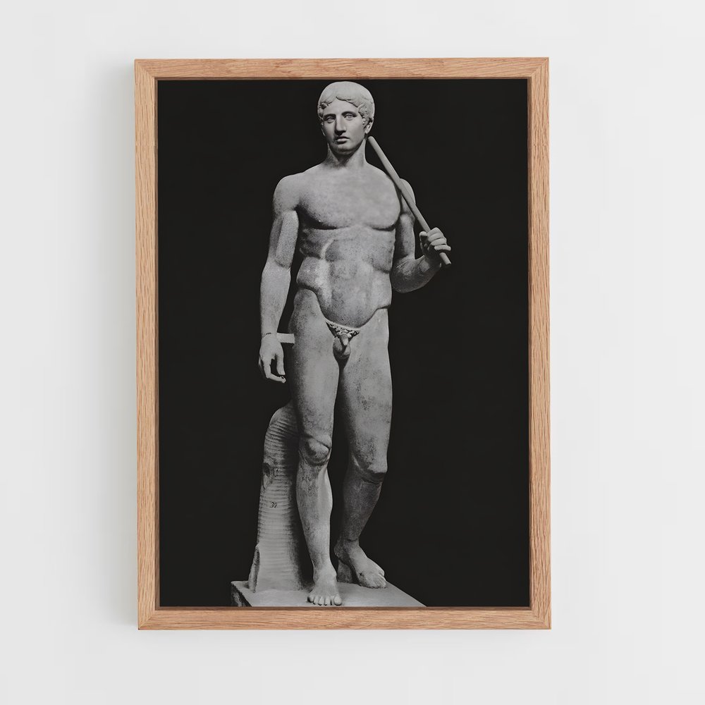 ap-doryphoros polykleitos-2 cadre Bois clair