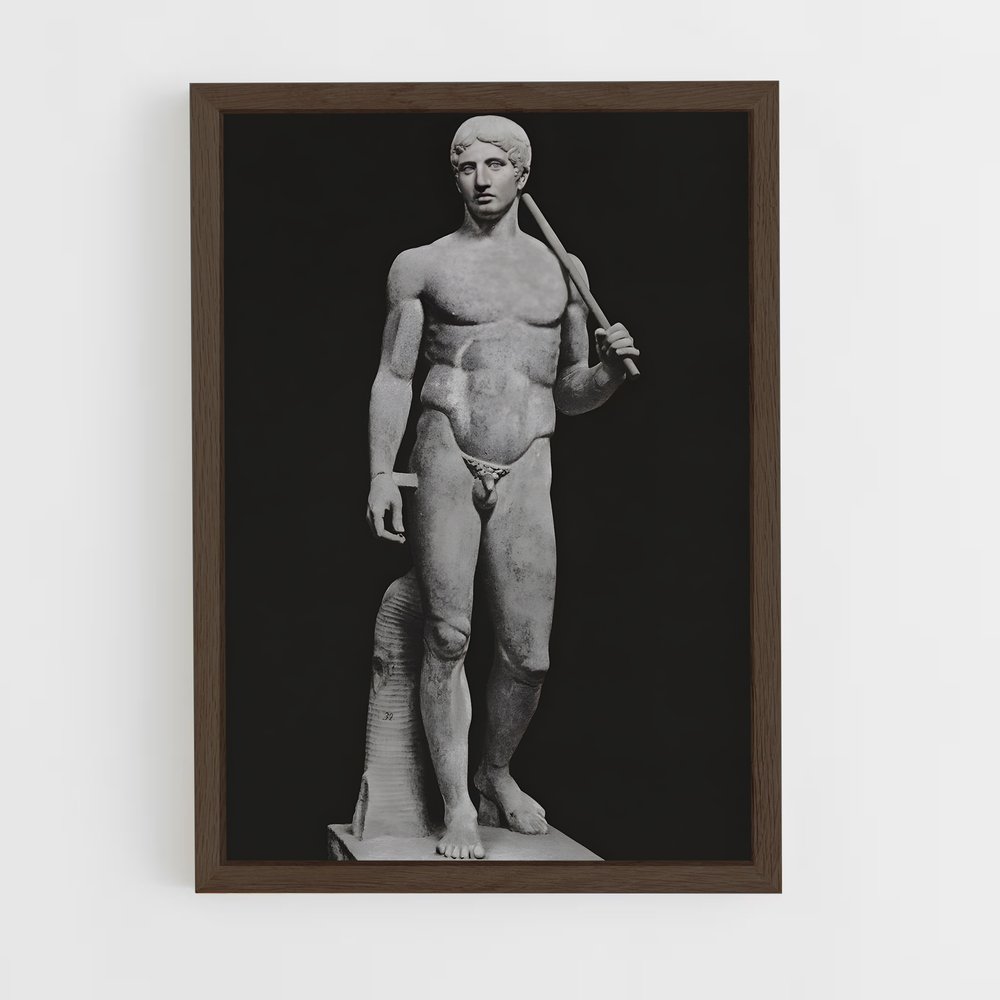 ap-doryphoros polykleitos-2 cadre Bois foncé