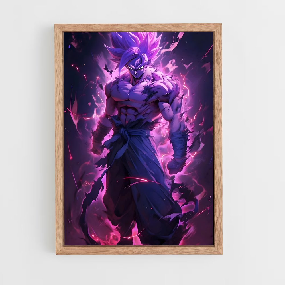ap-dragon ball-11 cadre Bois clair