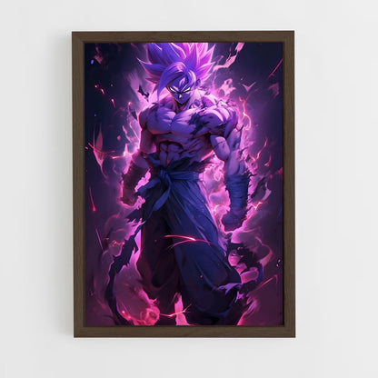ap-dragon ball-11 cadre Bois foncé