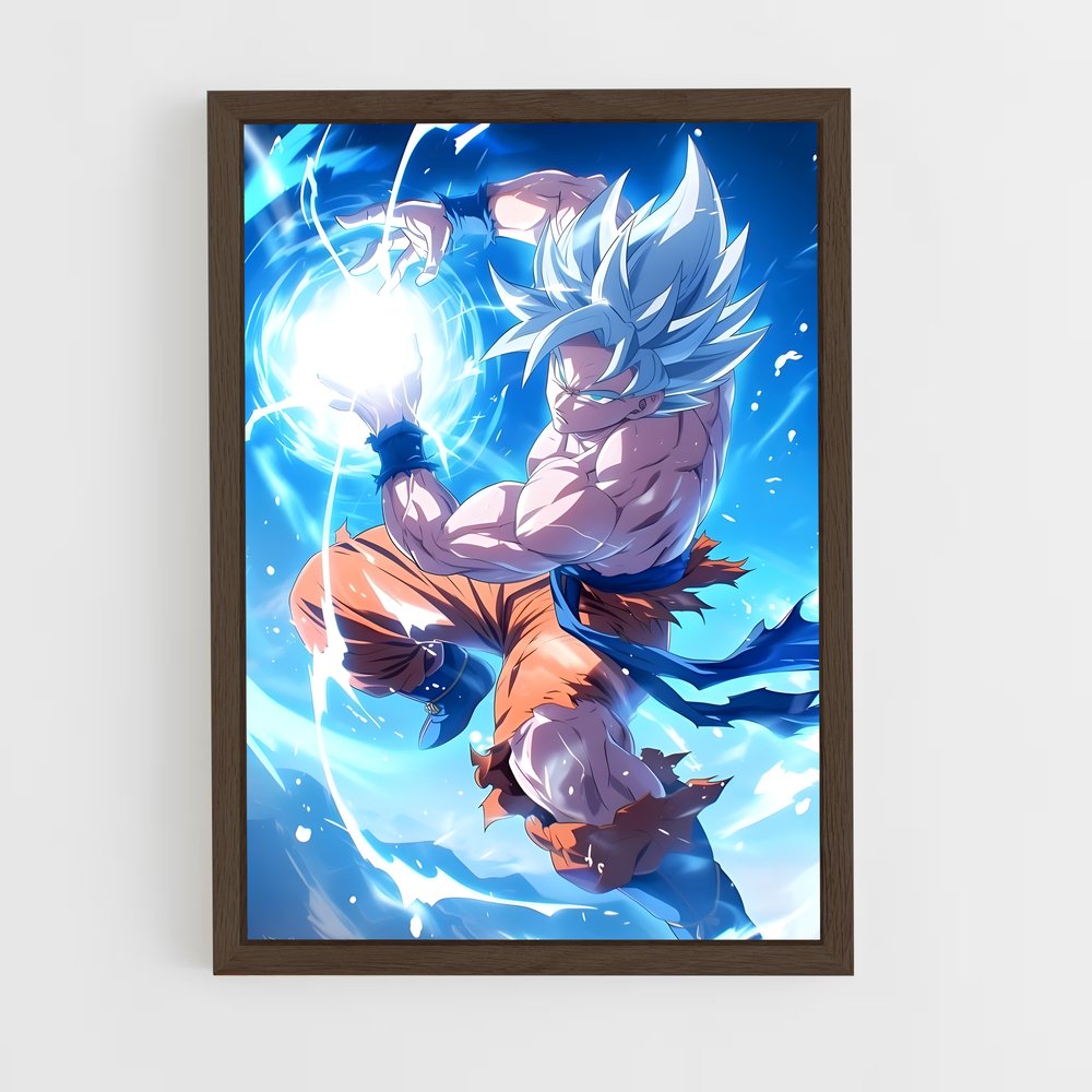 ap-dragon ball-4 cadre Bois foncé
