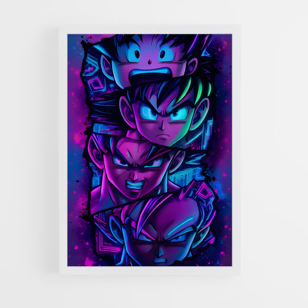 ap-dragon ball-7 cadre Blanc