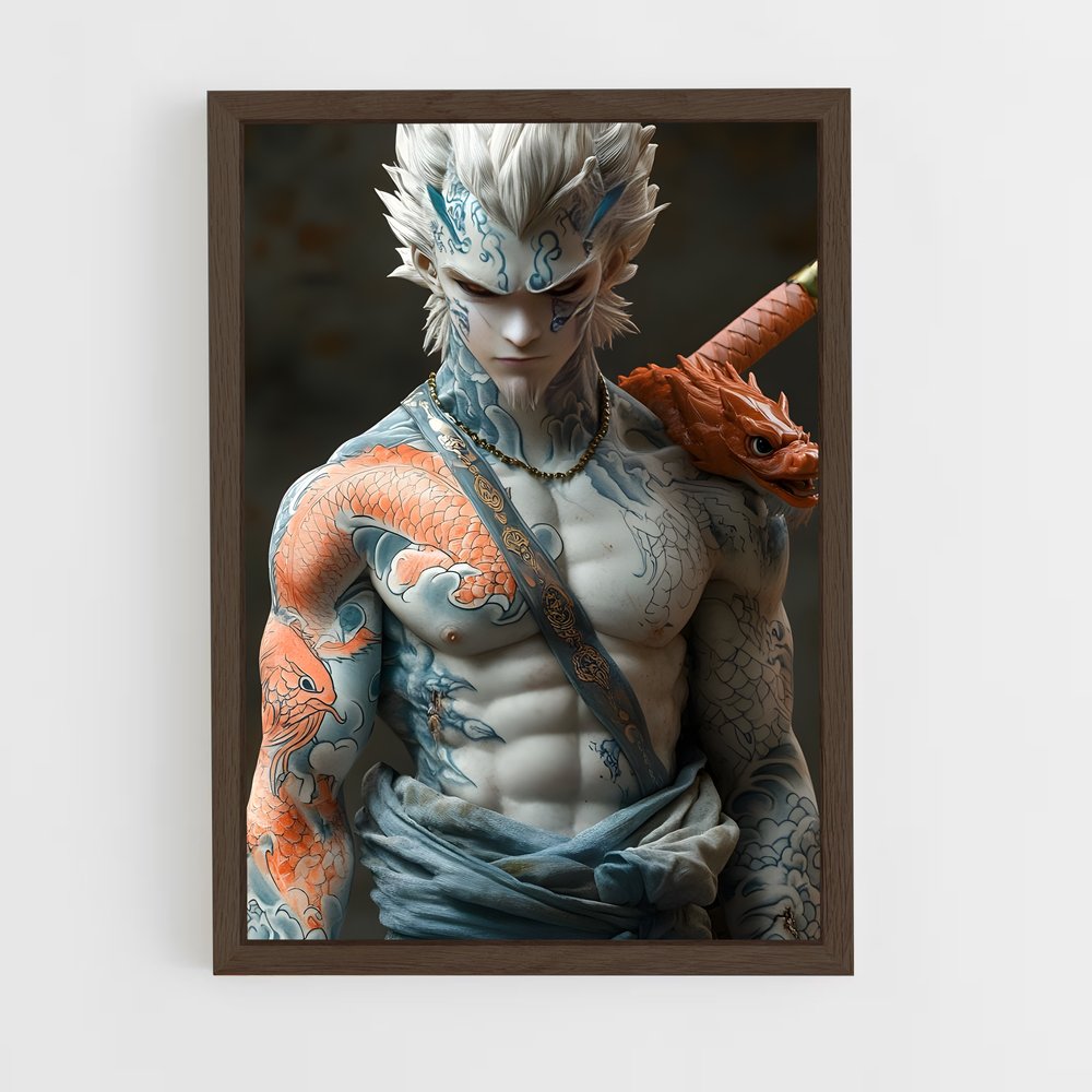 ap-dragon king-19 cadre Bois foncé