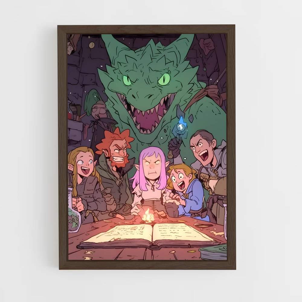 ap-dragons-1 cadre Bois foncé