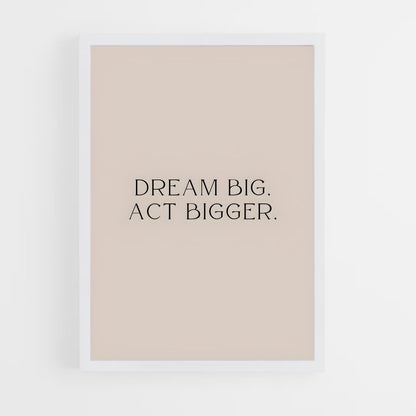 ap-dream big-2 cadre Blanc