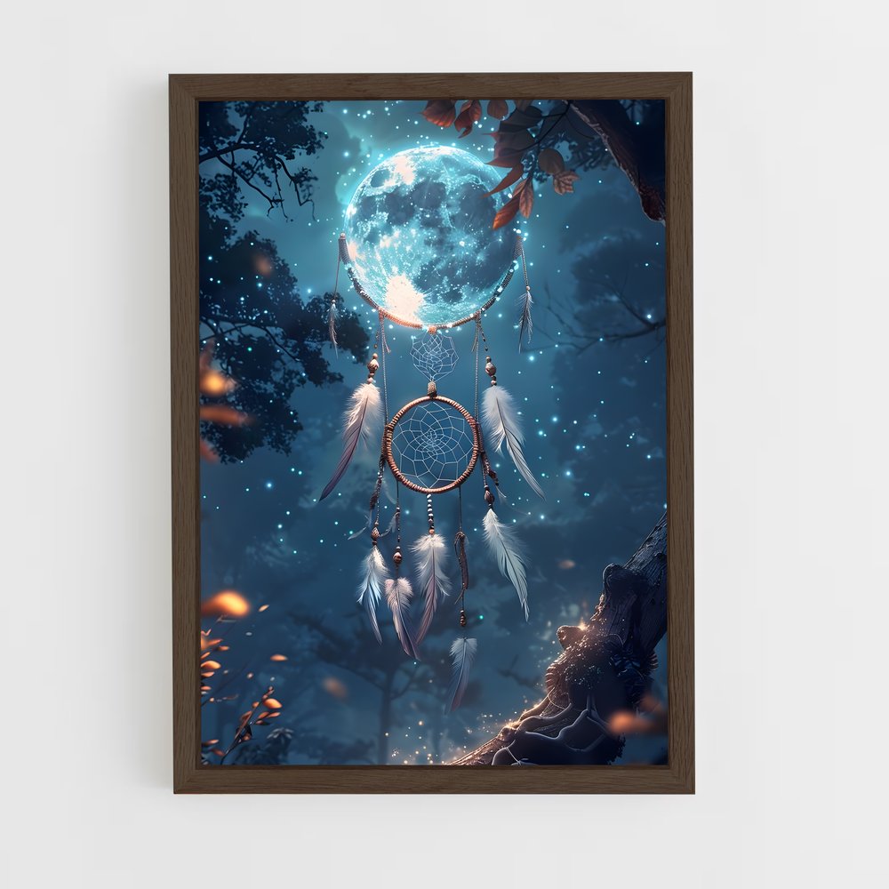 ap-dreamtime spirits-1 cadre Bois foncé