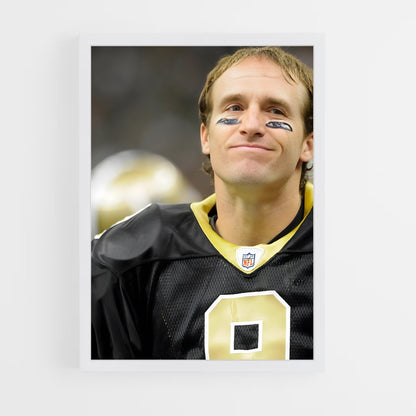 ap-drew brees-6 cadre Blanc