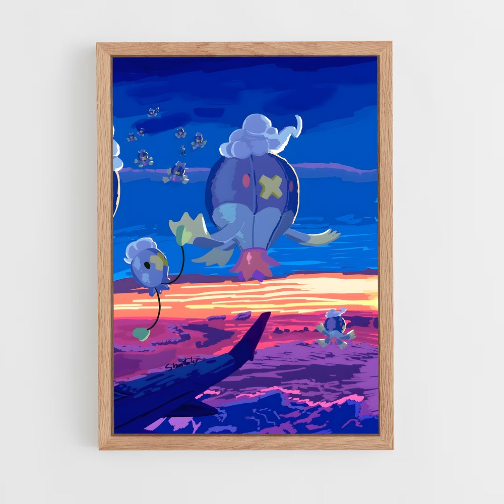 ap-drifblim-3 cadre Bois clair