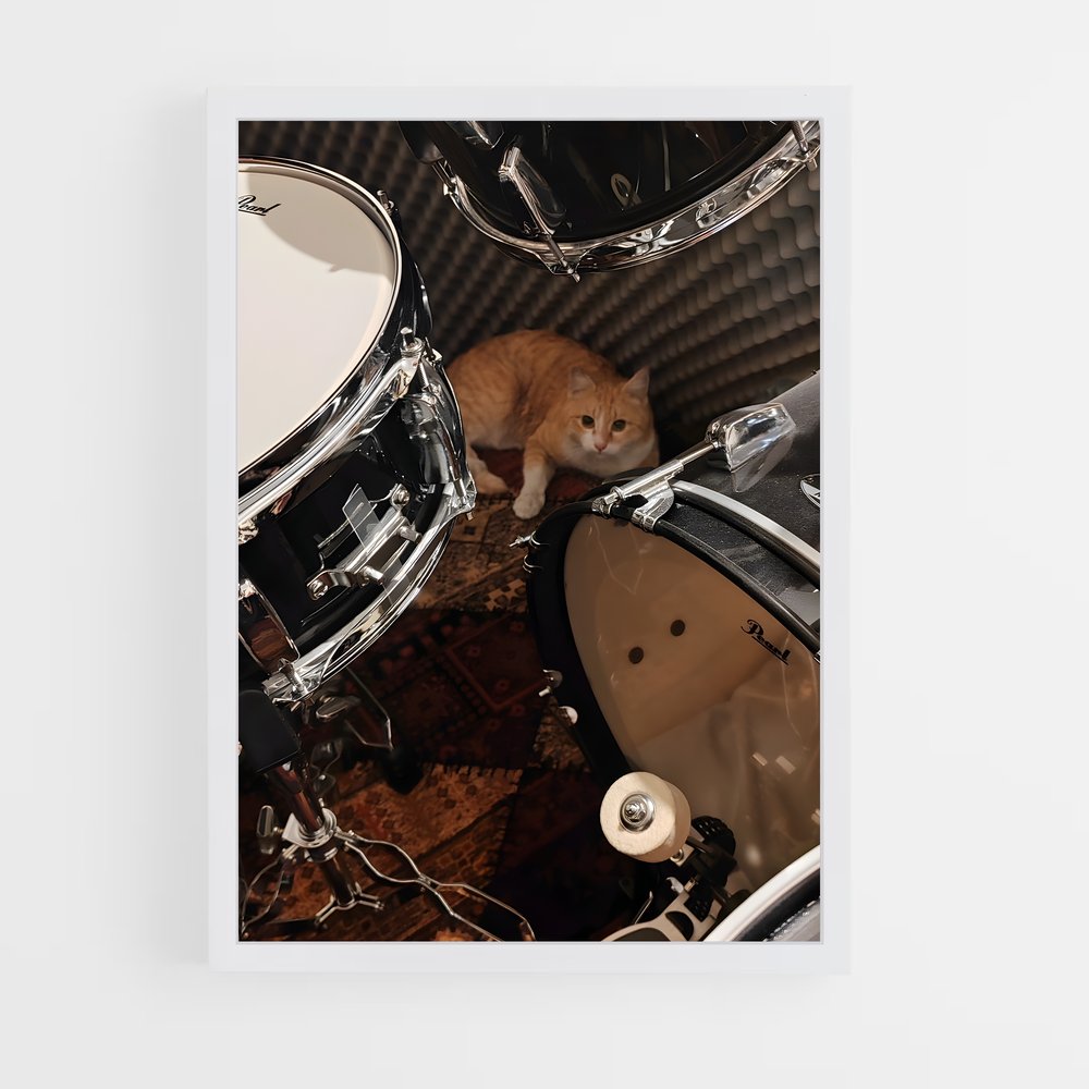 ap-drum kit-2 cadre Blanc
