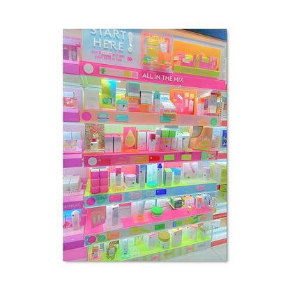 Poster Éléphants Colorés