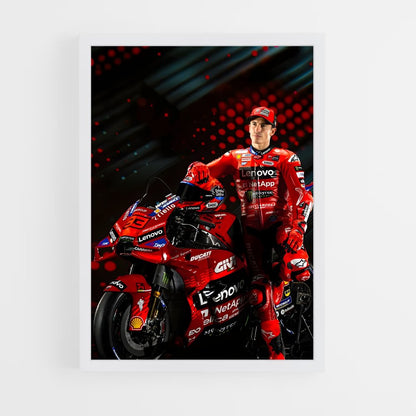 ap-ducati lenovo team-1 cadre Blanc