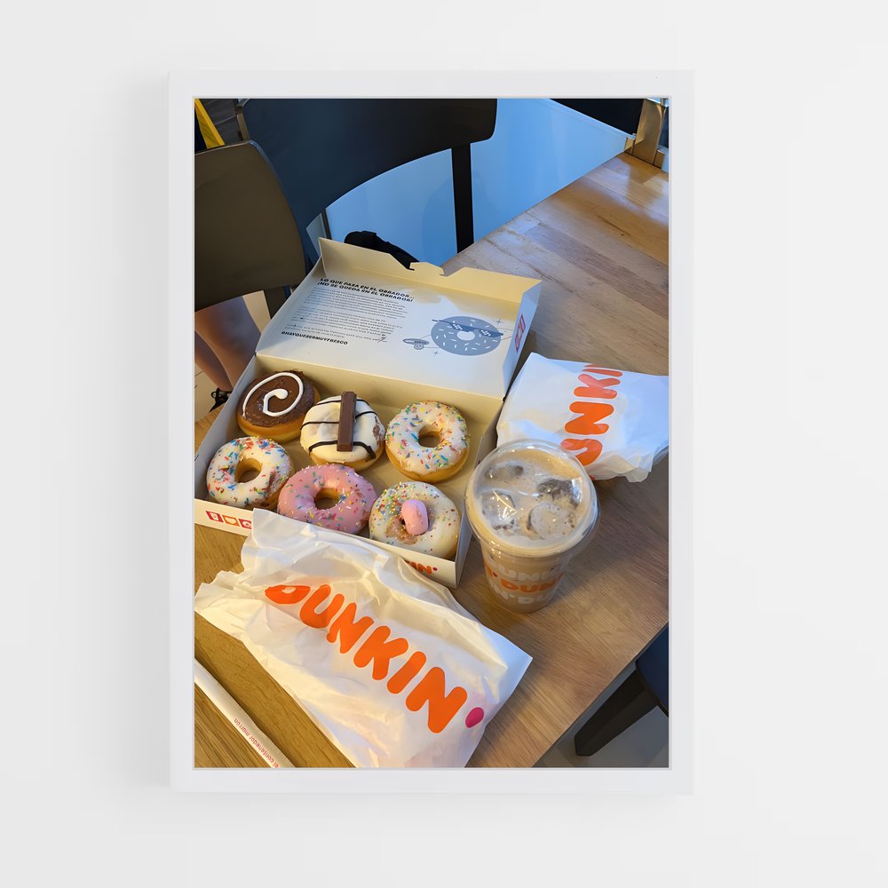 ap-dunkin donuts-1 cadre Blanc