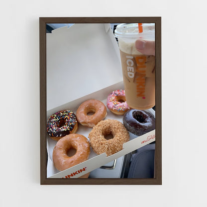 ap-dunkin donuts-2 cadre Bois foncé