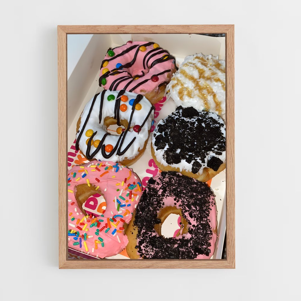 ap-dunkin donuts-4 cadre Bois clair